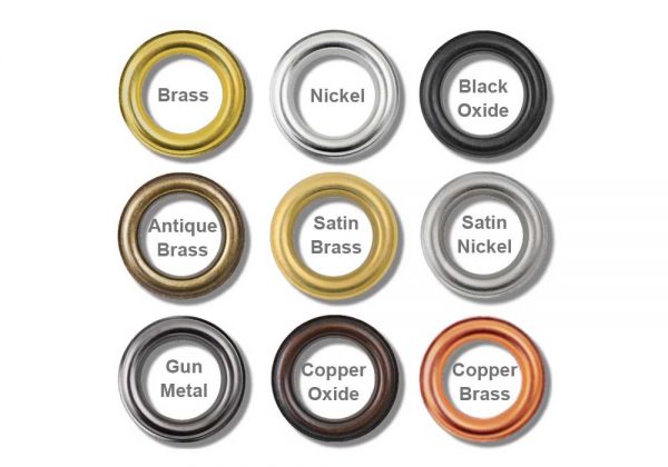 Curtain Grommets. 40mm Hole Size | 9 Different Finish. 100 sets x 1 packet. - Image 2