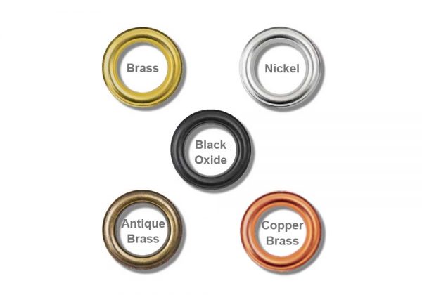 Grommets. 15mm Hole Size | 5 Different Finish. 500 sets x 1 packet. - Image 2