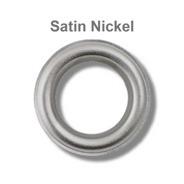 Curtain Grommets. 25mm Hole Size | 9 Different Finish. 100 sets x 1 packet.