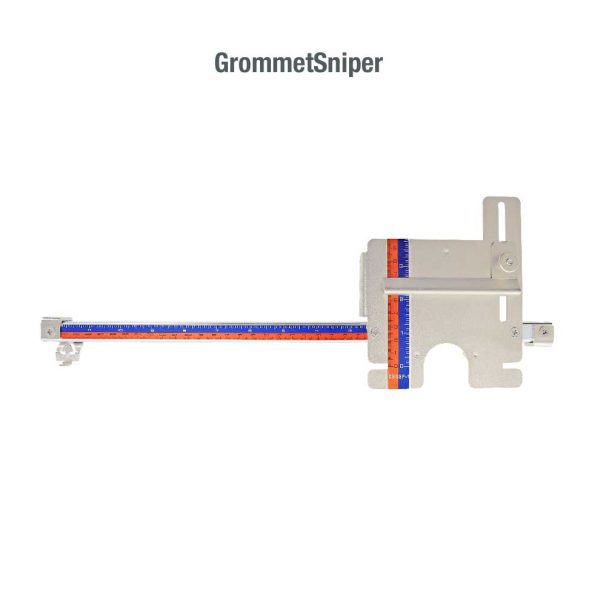 Grommet Sniper Small for Alignment of Grommets. Metric Marking Ruler.