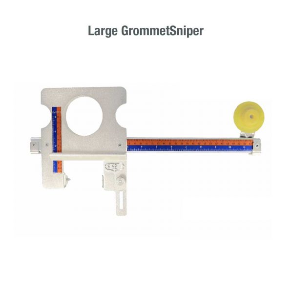 Grommet Sniper Large for Alignment of Large Curtain Grommets.